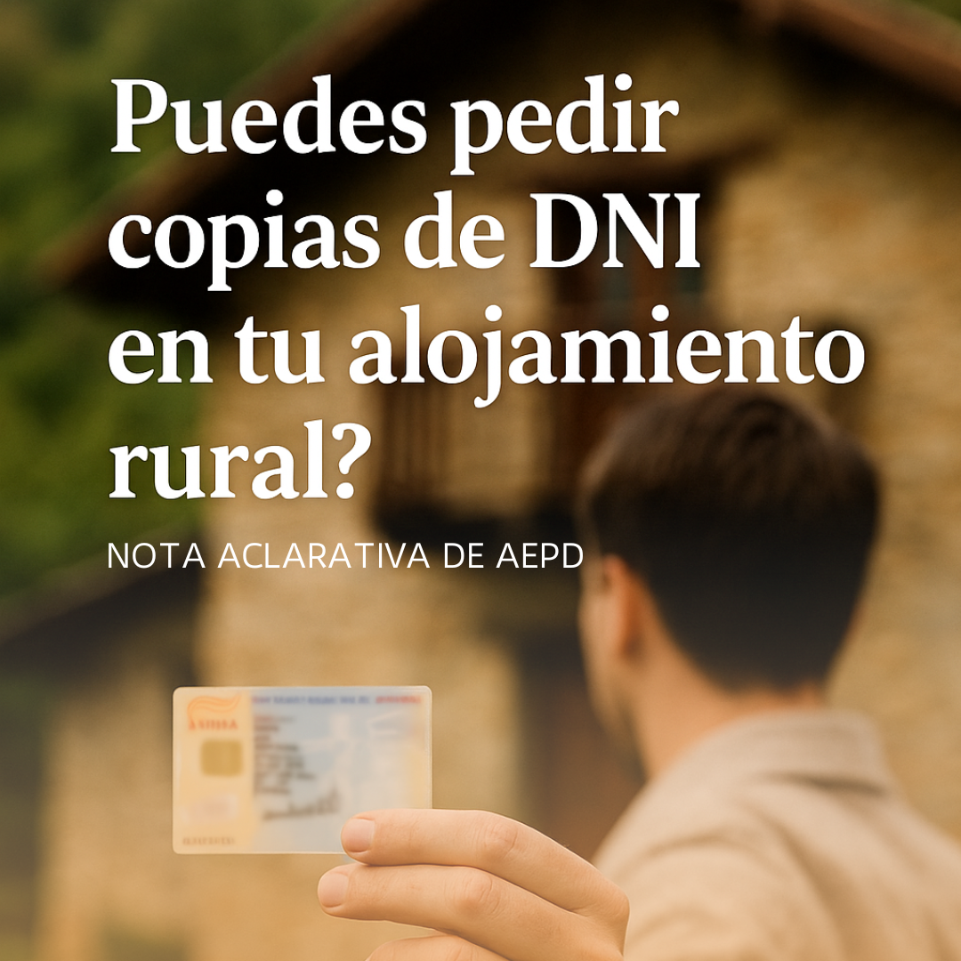 Copias del DNI a los huéspedes